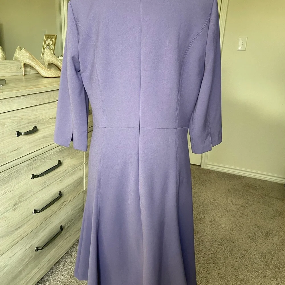 White House Black Market Purple Lilac Dress - Picture 3 of 12